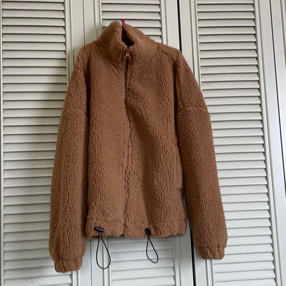 Zip up Sherpa sweater